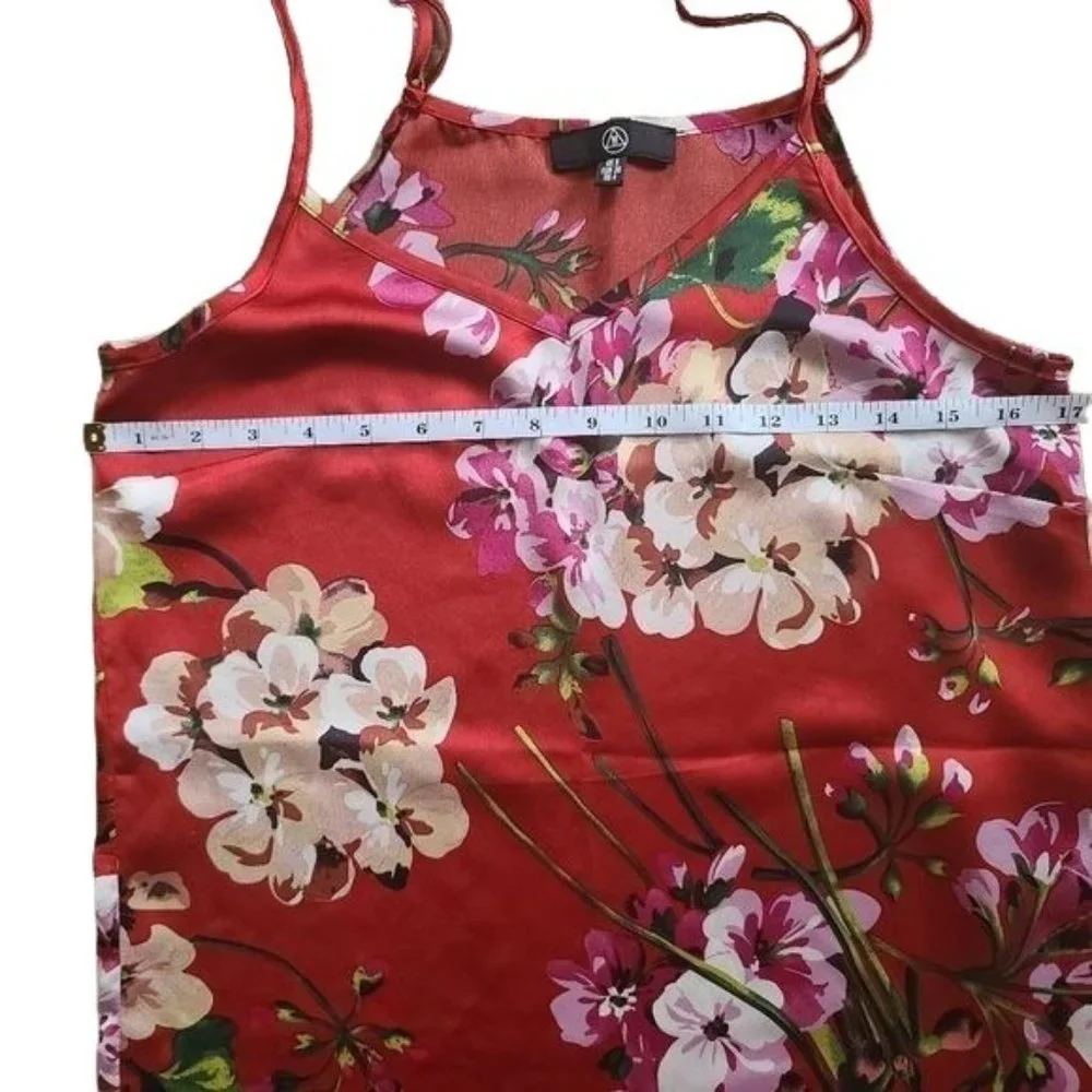 Missguided Red Floral Cami Dress - Picture 5 of 9